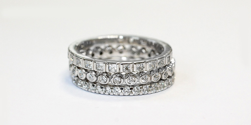 Voll-Memoire Diamant Ringe